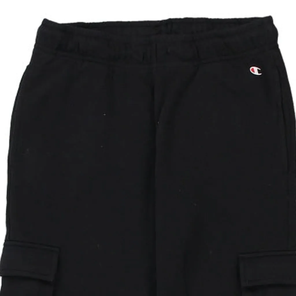 Age 11-12 Champion Joggers - Large Black Cotton