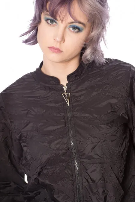 Banned Apparel - Black Lava Bomber Jacket