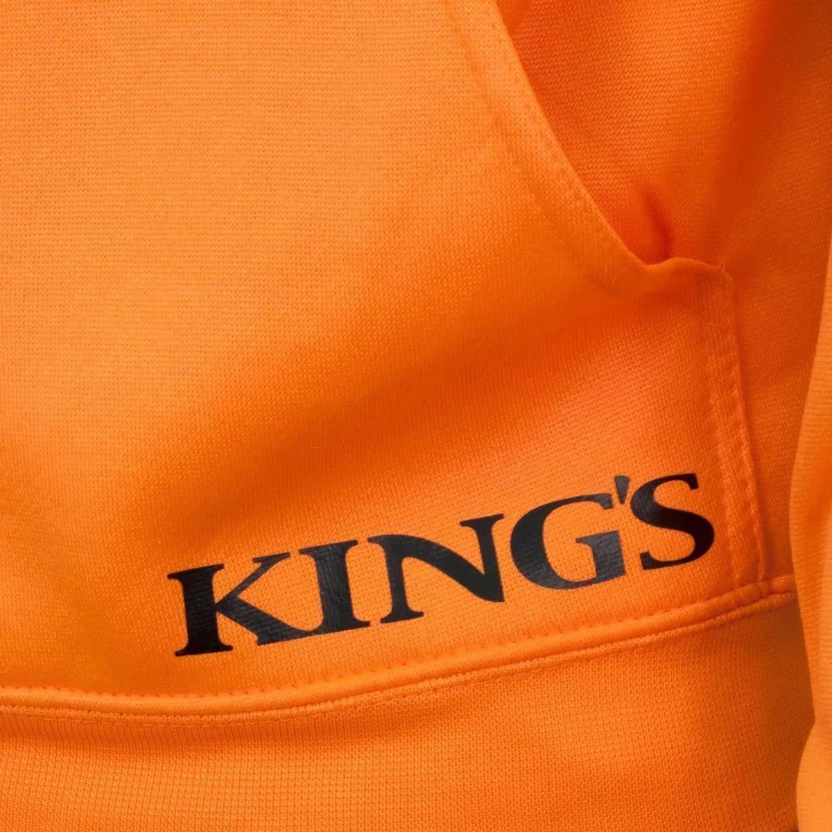 Blaze Orange Poly Hoodie by Kings Camo