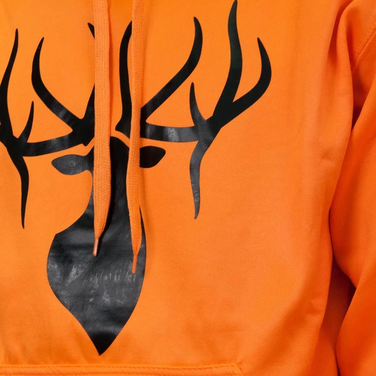 Blaze Orange Poly Hoodie by Kings Camo