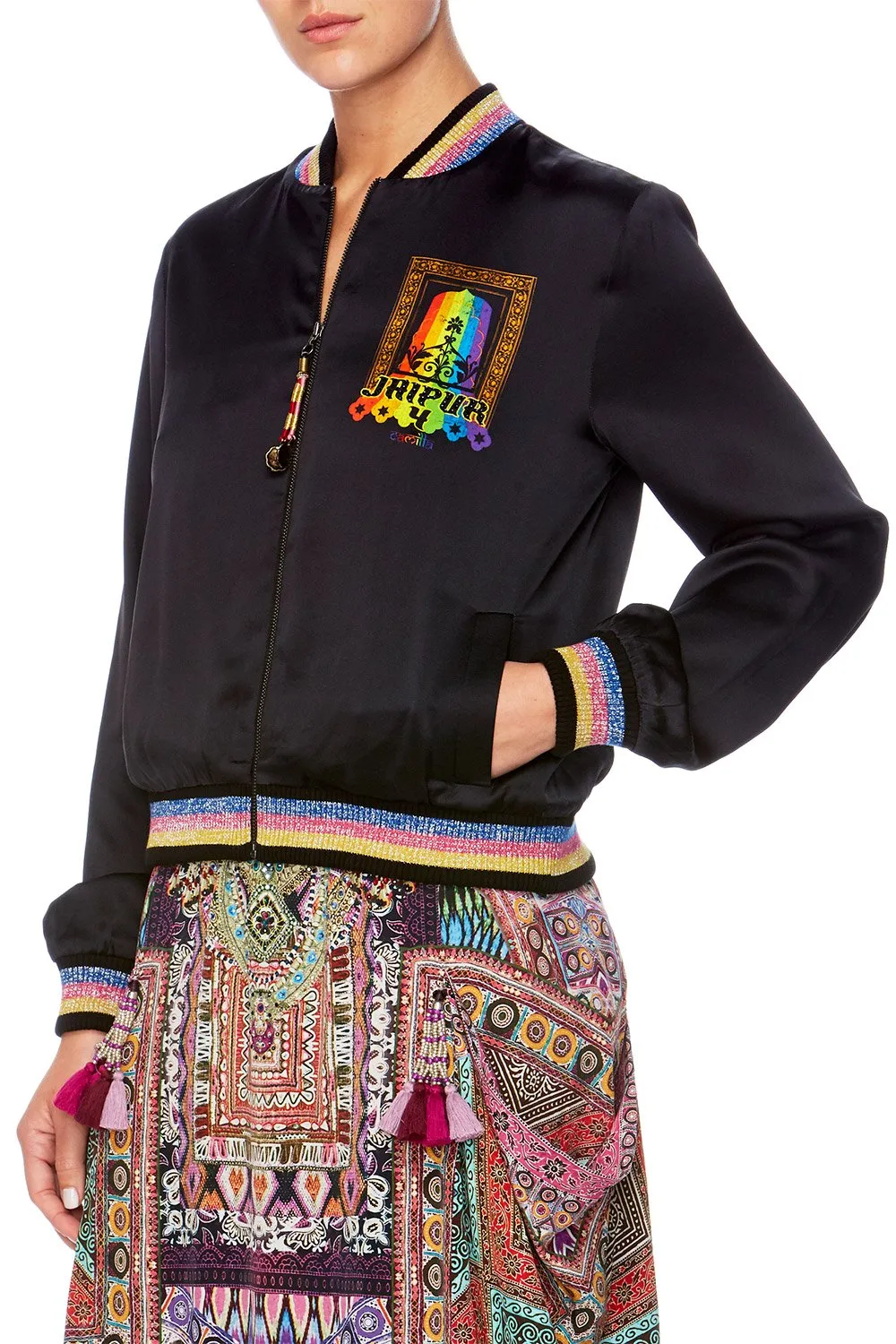 BOMBER JACKET BLACK