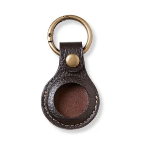 Bomber Jacket Leather AirTag Key Fob