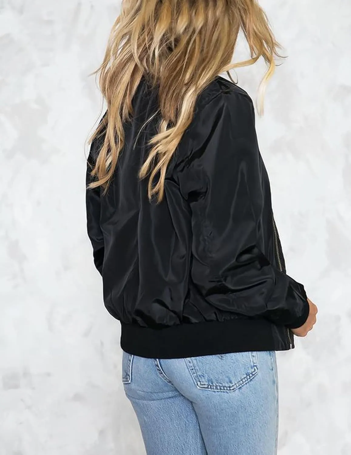 (DE Only) Zeagoo Women¡¯s Bomber Jacket, Short Blouson Jacket