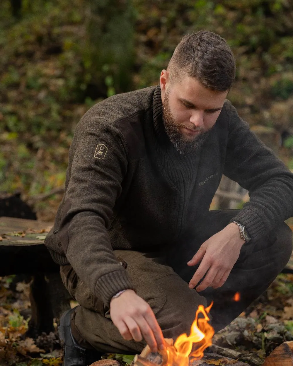 Deerhunter Carlisle Knit Cardigan With Stormliner