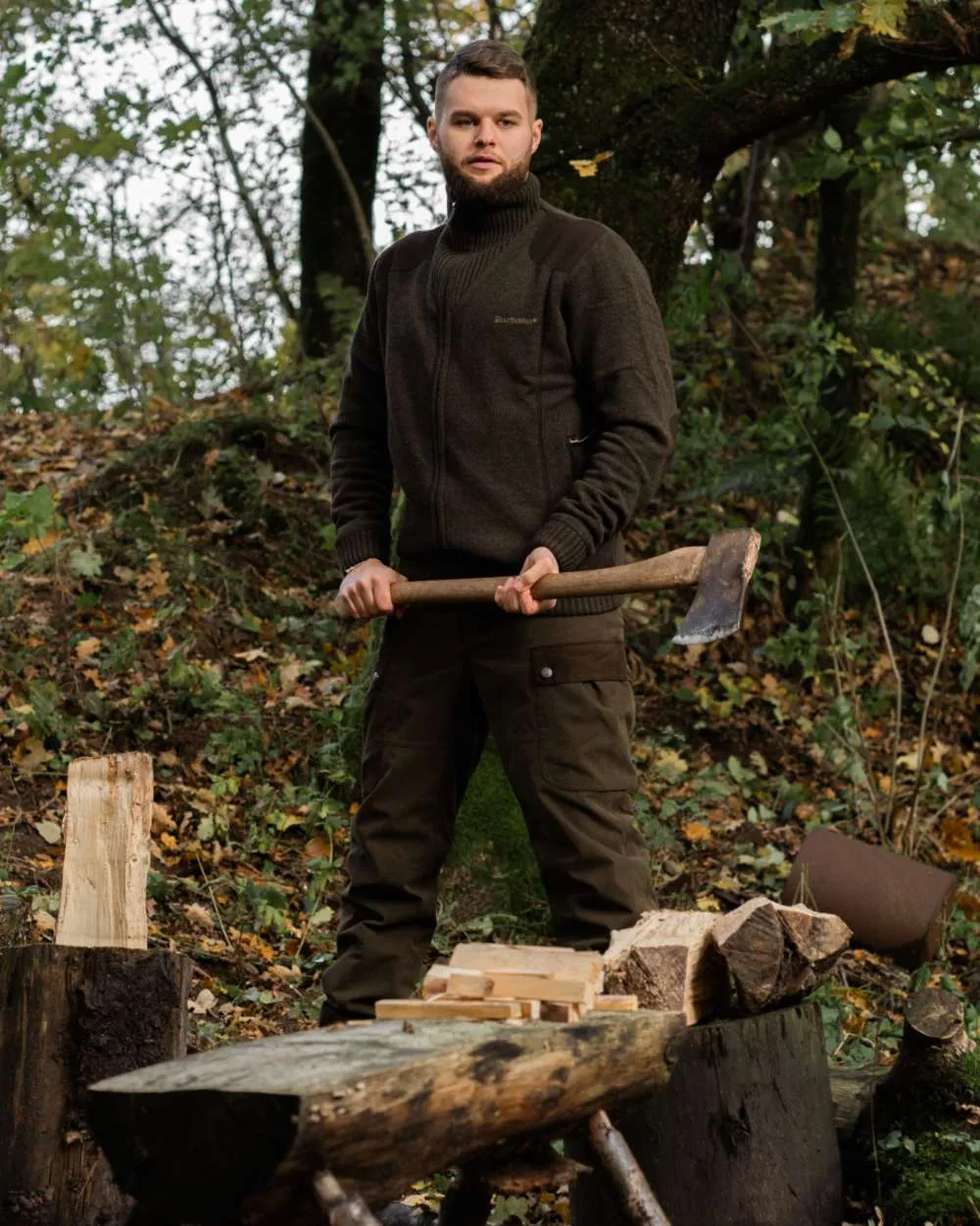 Deerhunter Carlisle Knit Cardigan With Stormliner