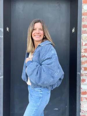 Denim Bomber Jacket