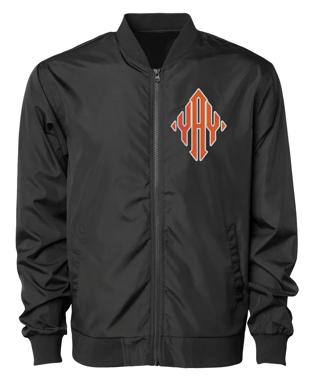 Diamond YAY JFK JET 2 Bomber Jacket (Black)