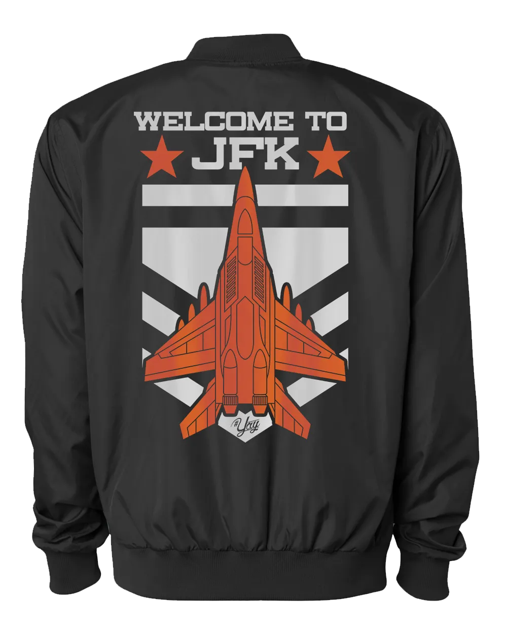 Diamond YAY JFK JET 2 Bomber Jacket (Black)