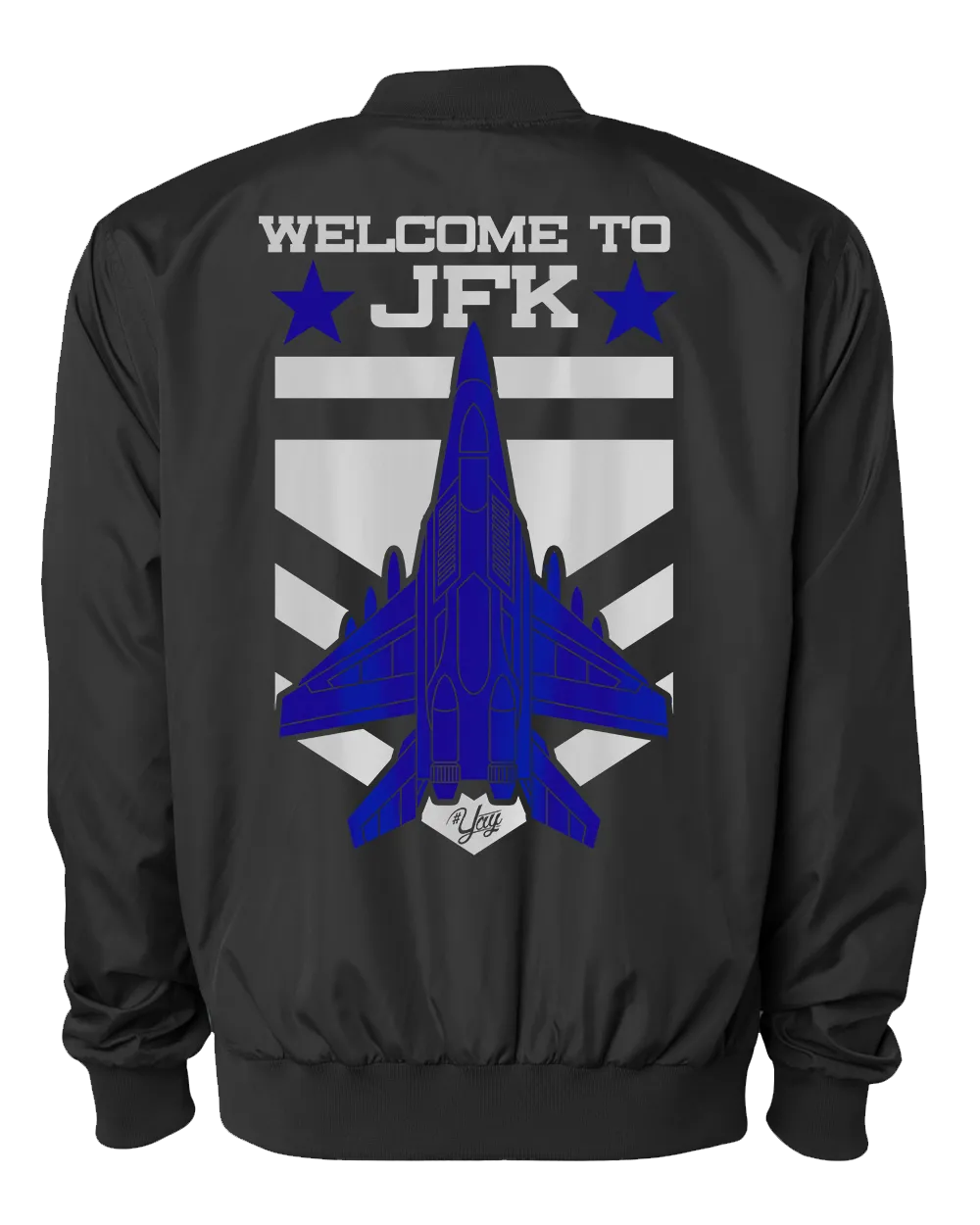 Diamond YAY JFK JET 2 Bomber Jacket (Black)