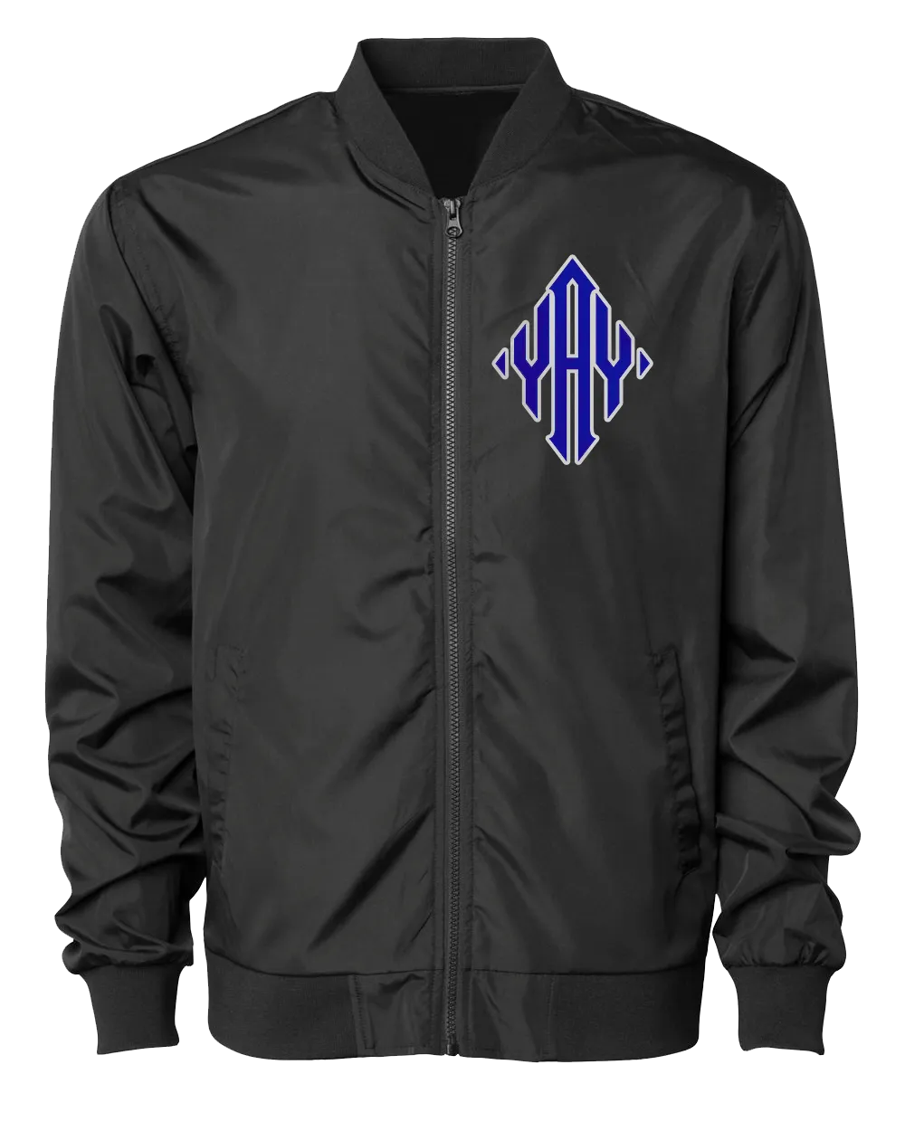 Diamond YAY JFK JET 2 Bomber Jacket (Black)