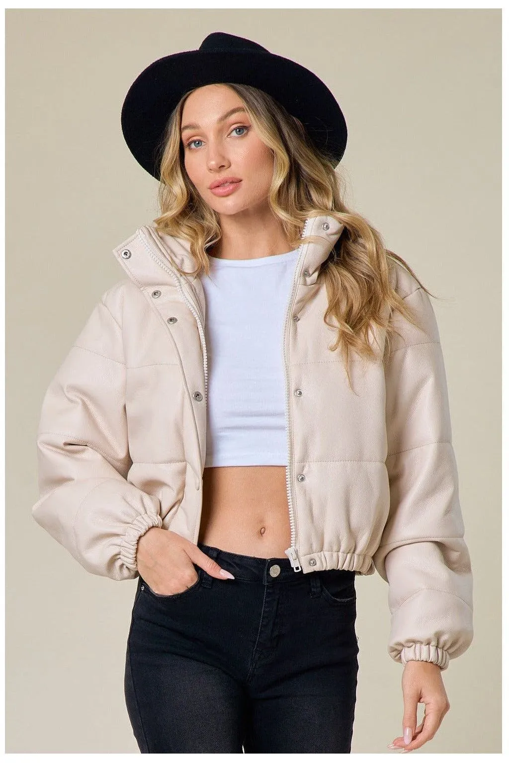 Frosty puffer jacket