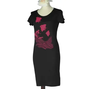Japanese Chidori Bamboo T-Shirt Dress - Made to Order