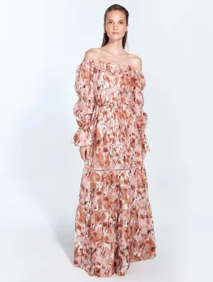 Jealine Floral Abstract Dress