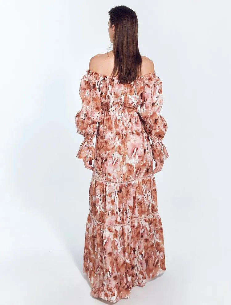 Jealine Floral Abstract Dress