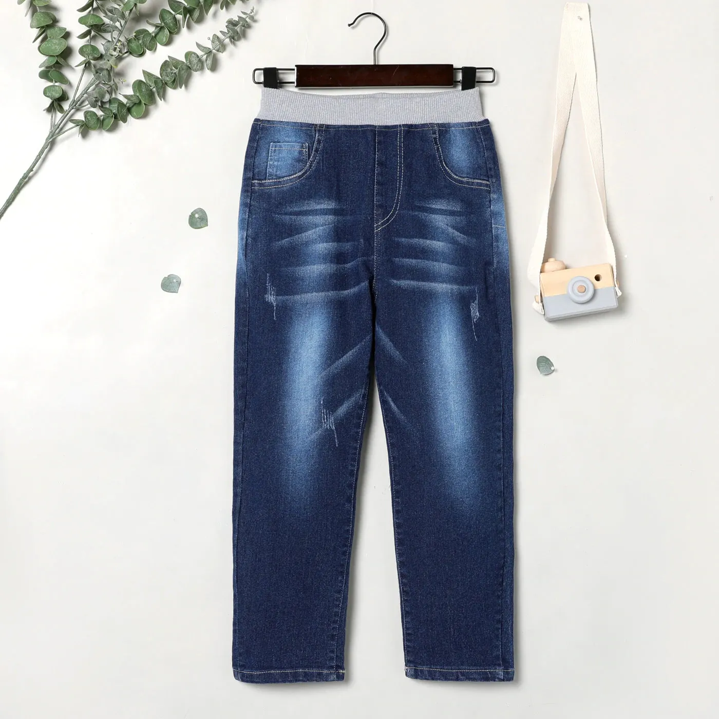 Kids Elasticized Denim Jeans