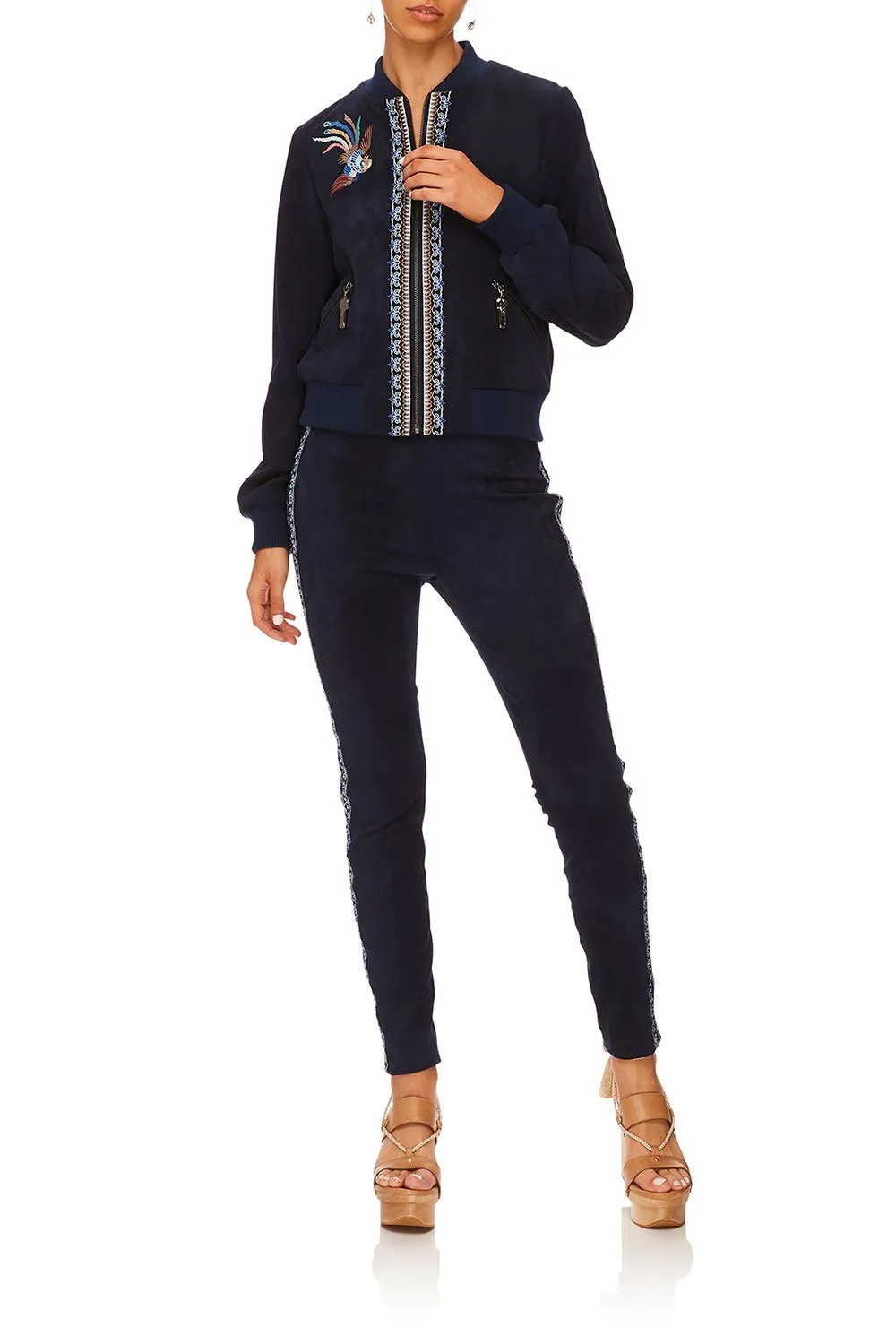 LEATHER BOMBER JACKET FOR THE FANS