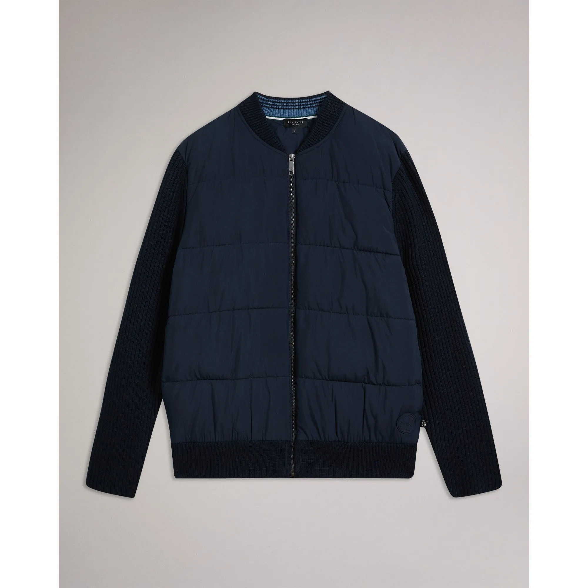 Men Mmk-Spores-Ls Regular Wadded Zip Through - Navy