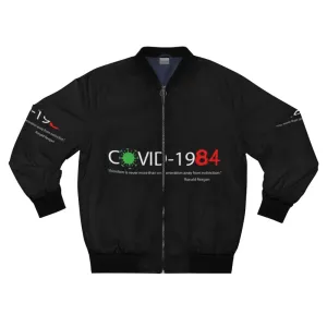 "Covid 1984" Dystopian Bomber Jacket