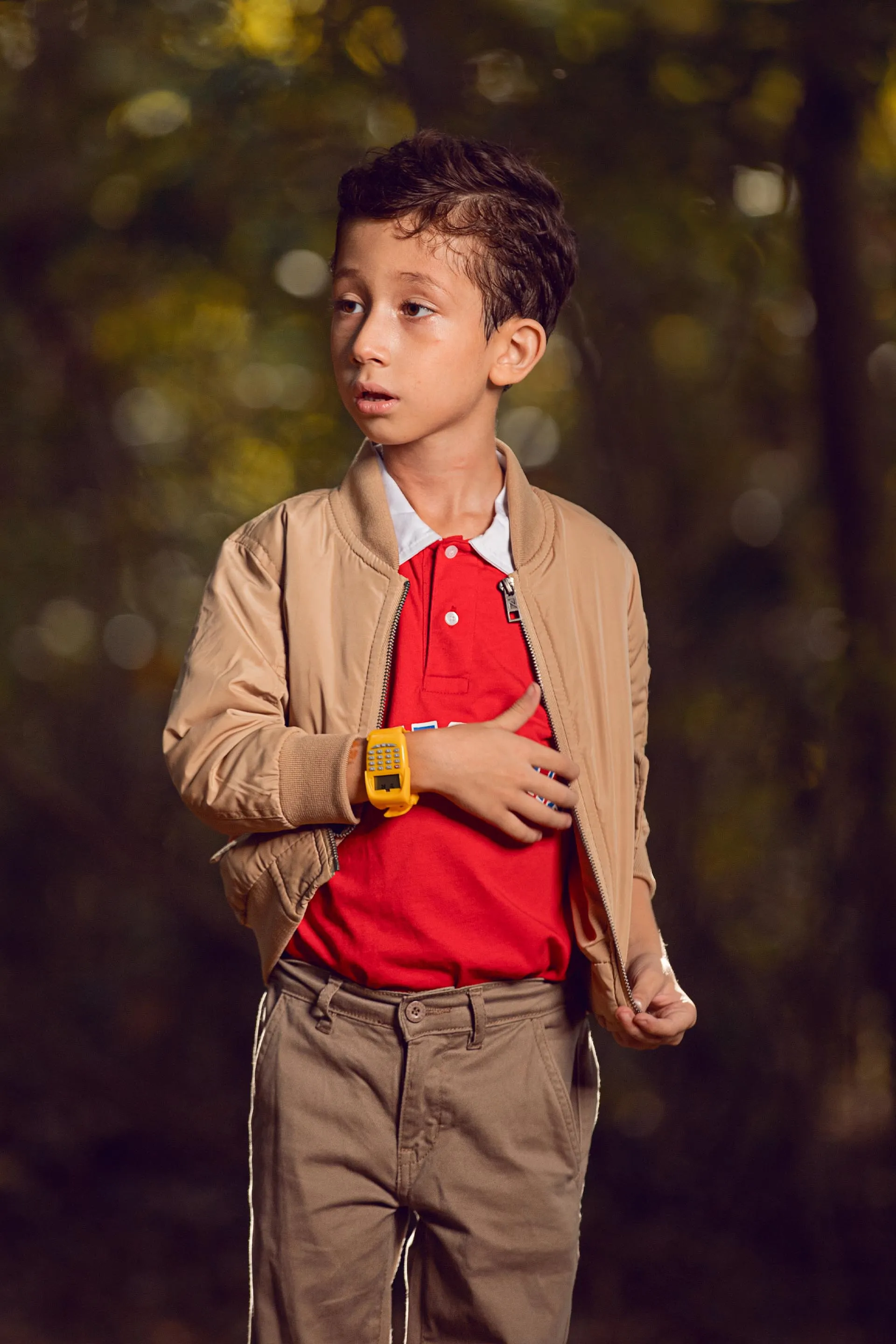 Racer Bomber Beige