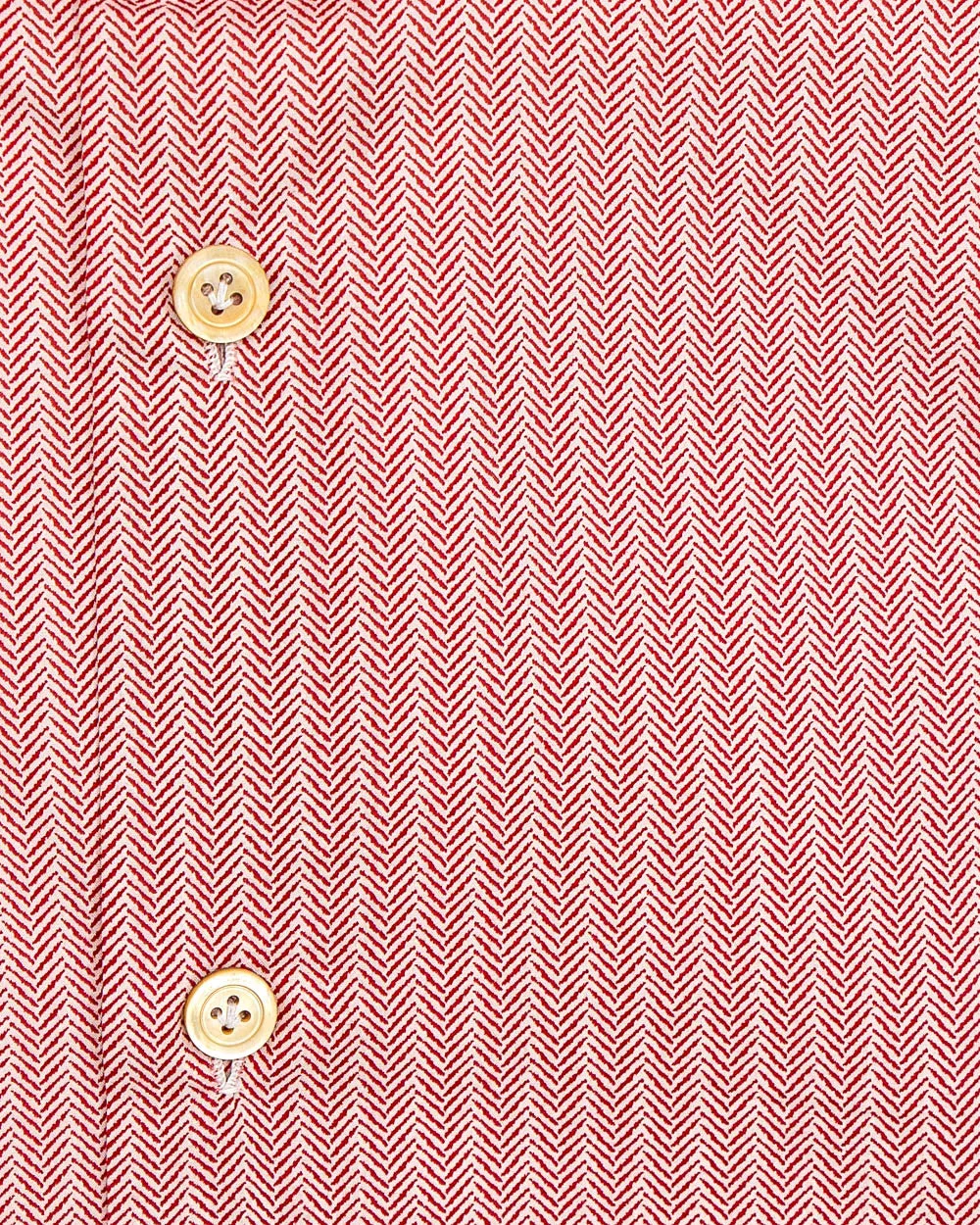 Red Herringbone Dress Shirt