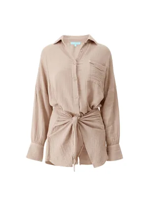 Sara Beige Dress