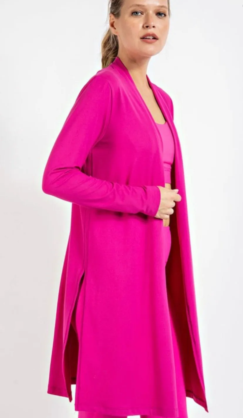 Side Slit Cardigan