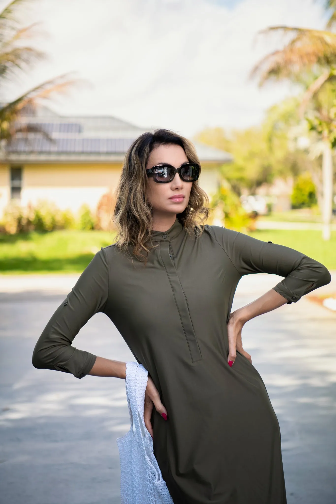 Swim Shirt Dress