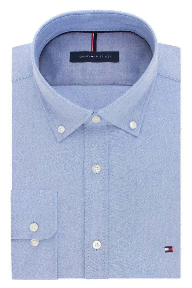 Tommy Hilfiger Slim Fit Non Iron Oxford Solid