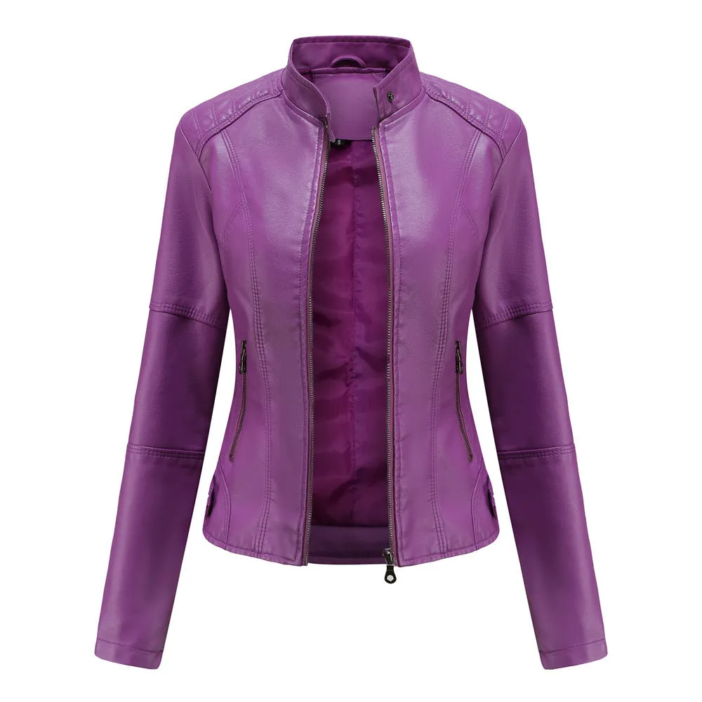 Versatile Slim Biker Jacket