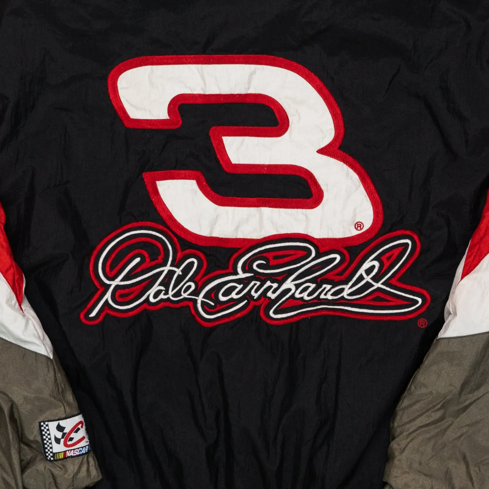 Vintage Dale Earnhardt Good Wrench NASCAR Bomber Jacket (L)
