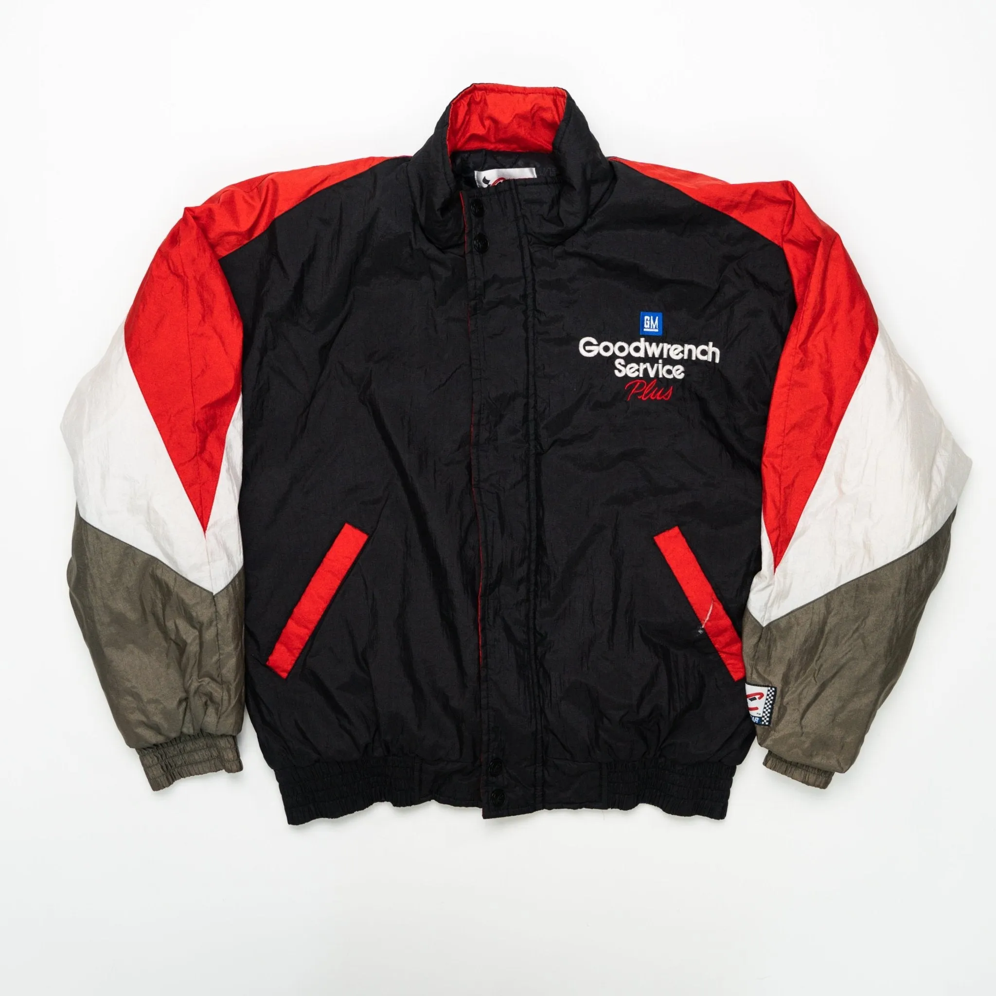 Vintage Dale Earnhardt Good Wrench NASCAR Bomber Jacket (L)