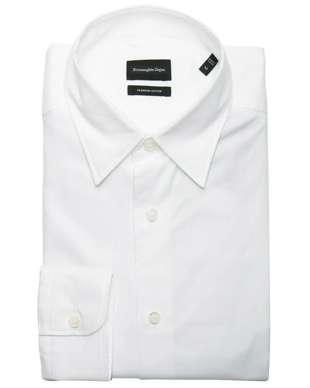 White Cotton Sport Shirt