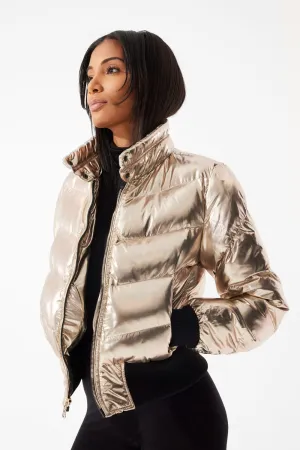 Women's Flatbush Bomber Jacket (Gold)