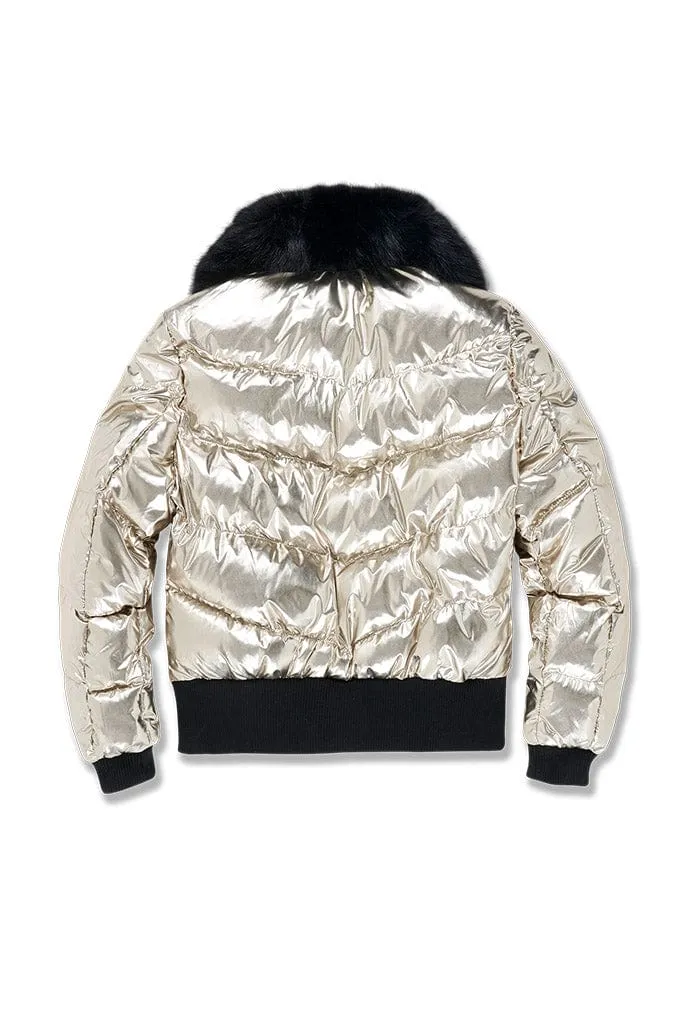 Women's Flatbush Bomber Jacket (Gold)