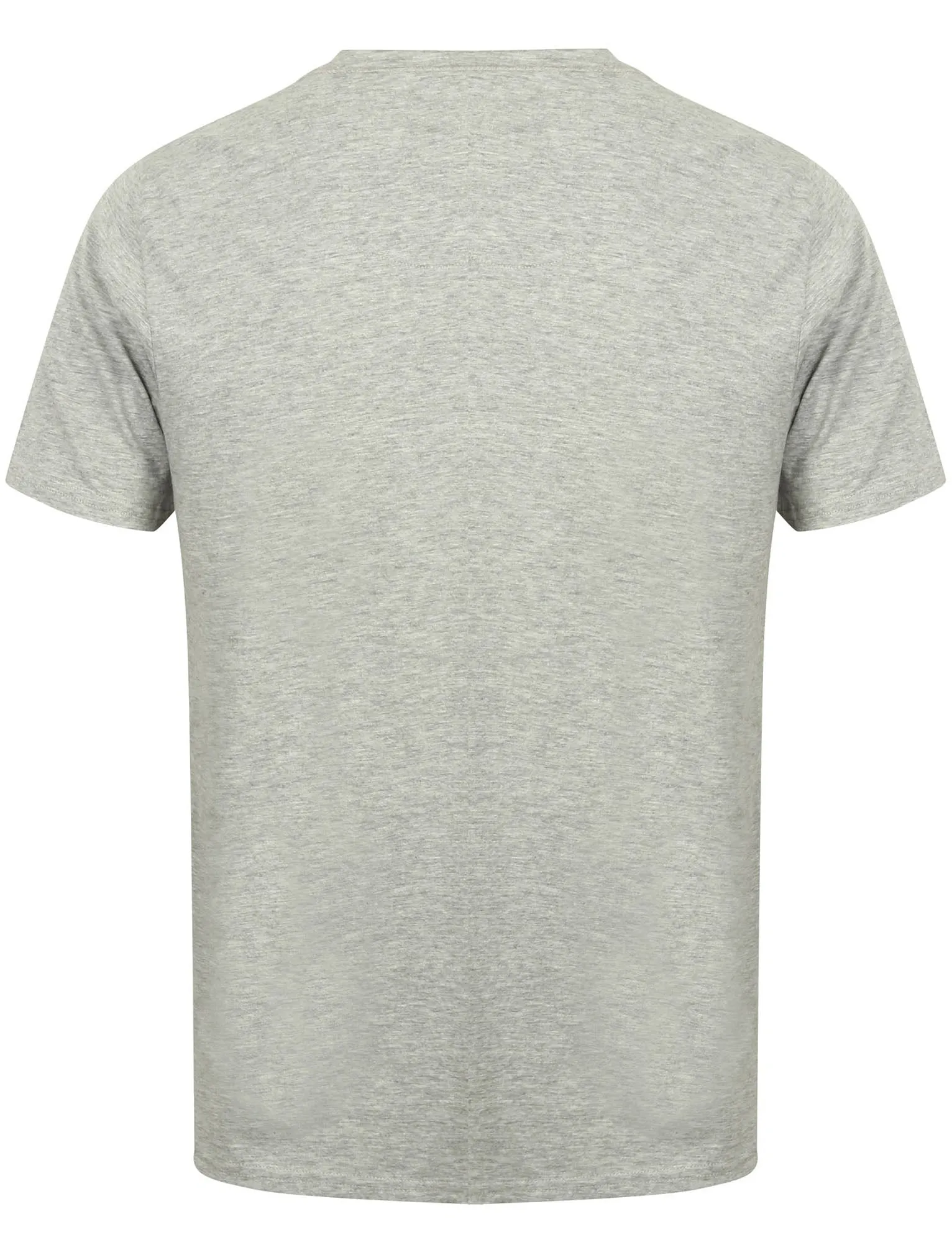 Zella Cotton Jersey T-Shirt with Pocket in Light Grey Marl  - Tokyo Laundry